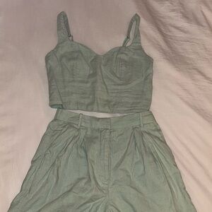 Abercrombie & Fitch Matching Linen Set